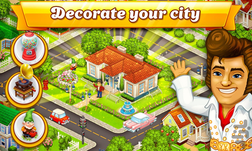 Cartoon City: farm to village - Gameplay image of android game