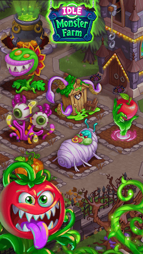Idle Monsters: Click Away City - Gameplay image of android game