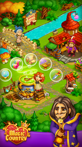 Magic City: fairy farm and fairytale country - Gameplay image of android game