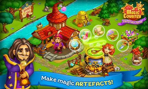 Magic City: fairy farm - Gameplay image of android game