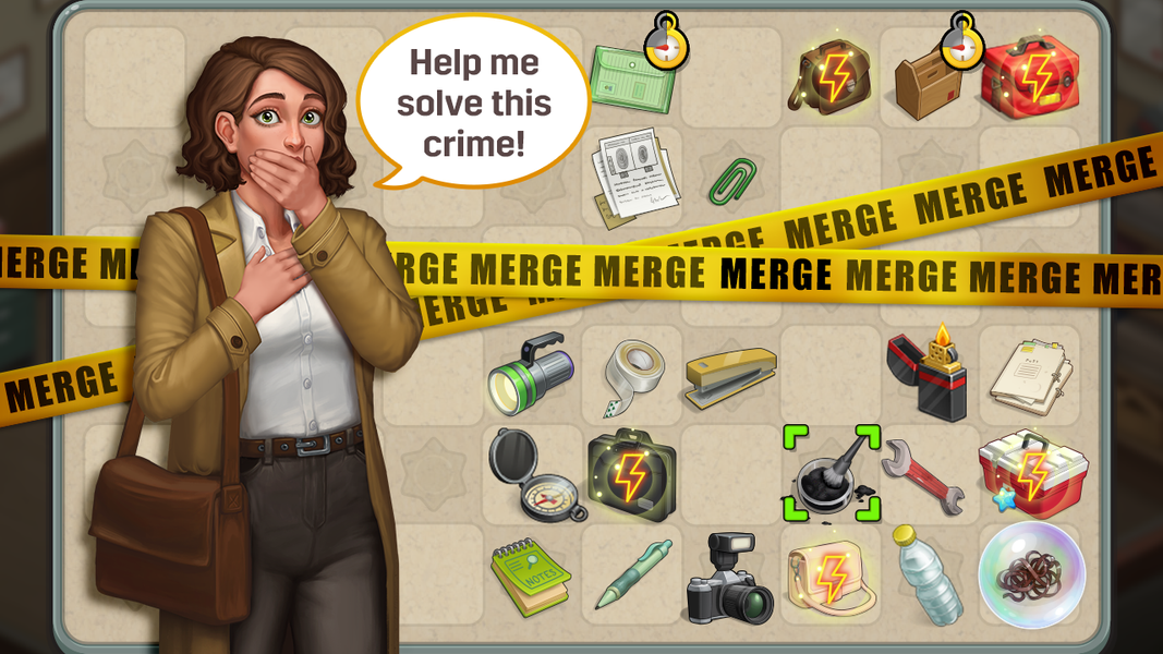 Merge Detective mystery story - عکس بازی موبایلی اندروید