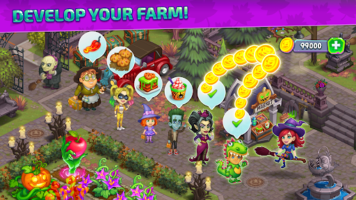 Halloween Farm: Monster Family - عکس بازی موبایلی اندروید