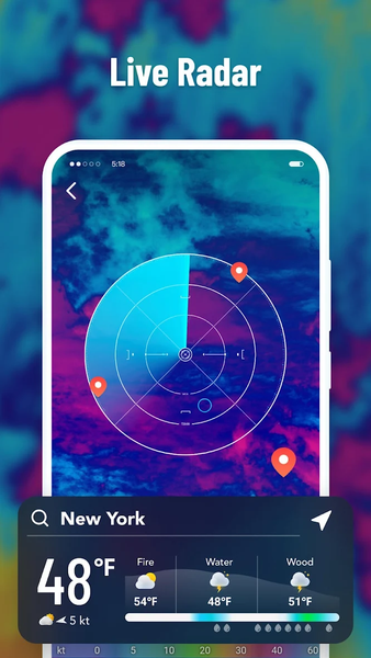 Know Weather: Live Radar - عکس برنامه موبایلی اندروید