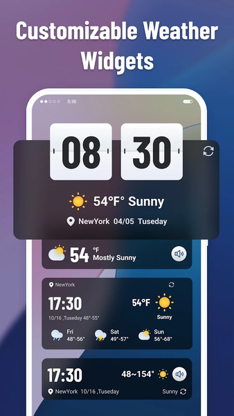 Know Weather: Live Radar - عکس برنامه موبایلی اندروید