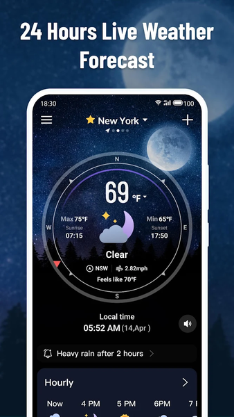 Know Weather: Live Radar - عکس برنامه موبایلی اندروید