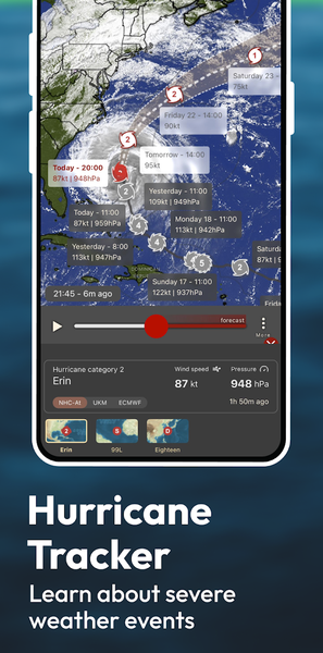 Weather Hub - Forecast & Radar - عکس برنامه موبایلی اندروید