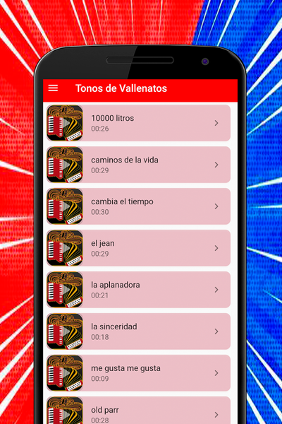 Ringtones Vallenatos - Image screenshot of android app