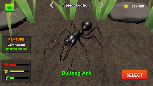 Ant Empire Simulator - Gameplay image of android game