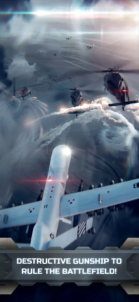 Modern Gunships: AC130 WarGame - Gameplay image of android game