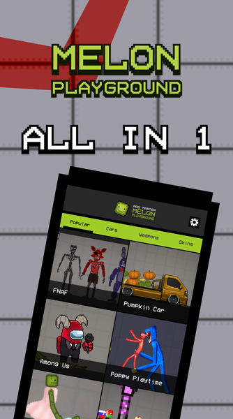 Mods & Addons Melon Playground - عکس برنامه موبایلی اندروید