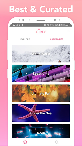 Cute Girly Wallpapers ۲۰۲۰ - عکس برنامه موبایلی اندروید