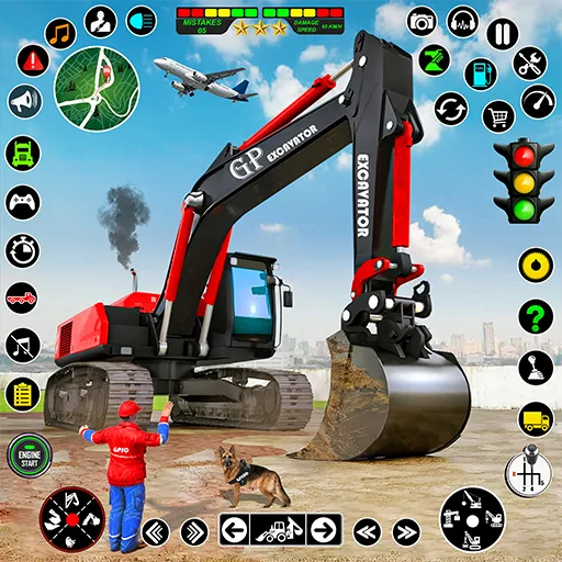 Real Road Construction Games - عکس بازی موبایلی اندروید