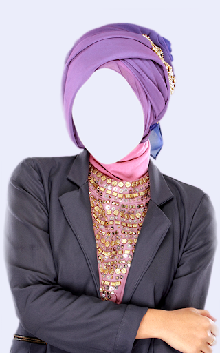 Hijab Women Photo Suit - Image screenshot of android app