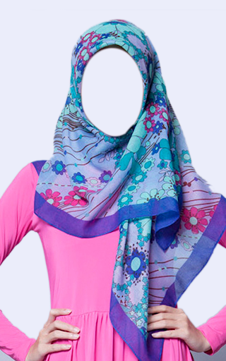 Hijab Women Photo Suit - Image screenshot of android app