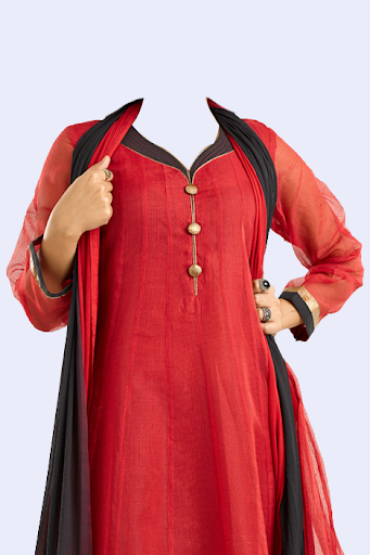 Salwar Suit Photo Making - Image screenshot of android app