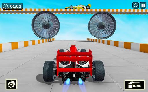 Formula Car Mega Ramp Stunt: Extreme Car Ramp Game - Image screenshot of android app