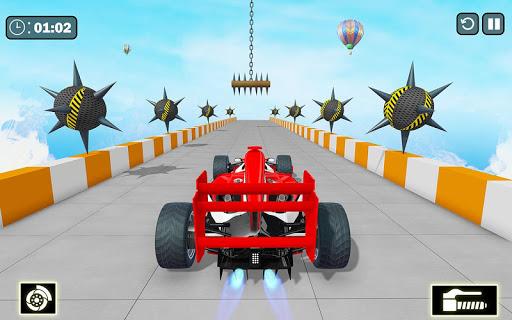 Formula Car Mega Ramp Stunt: Extreme Car Ramp Game - Image screenshot of android app