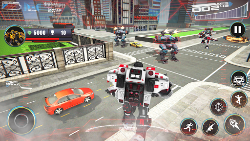 Transform Car Robot Game : Formula Car Robot War - Image screenshot of android app