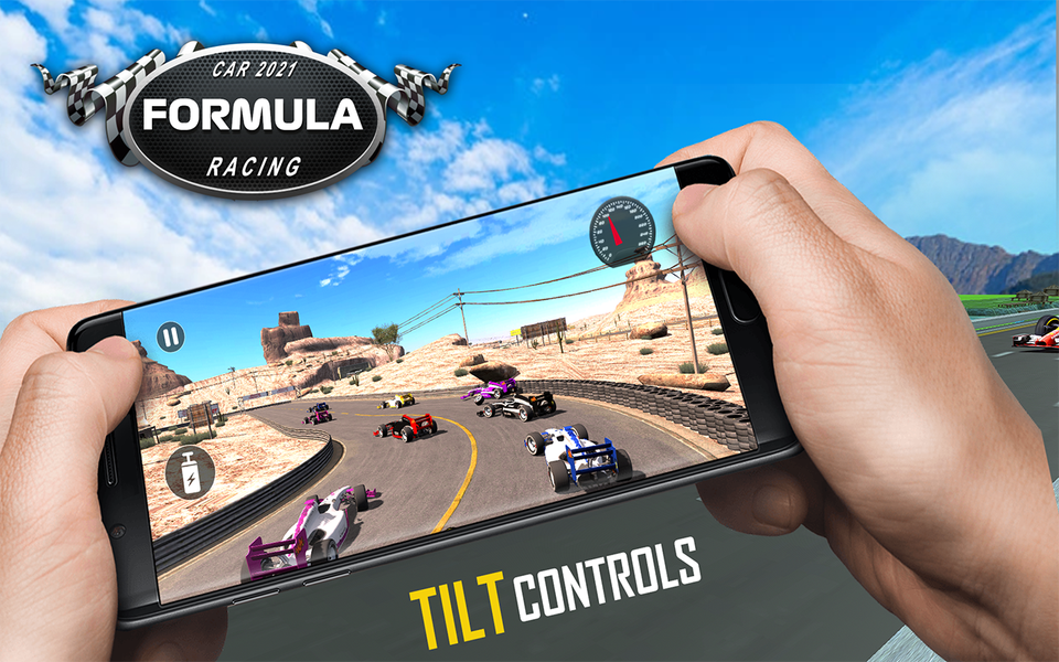 Formula Car Stunt Games Racing - Gameplay image of android game