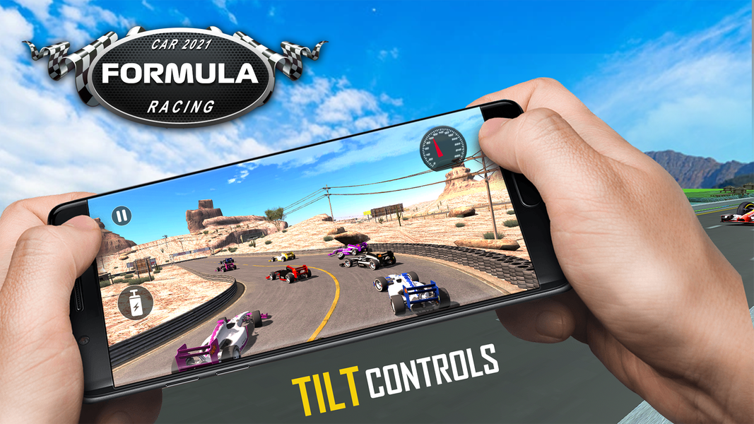 Formula Car Stunt Games Racing - Gameplay image of android game