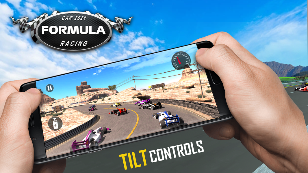 Formula Car Stunt Games Racing - Gameplay image of android game