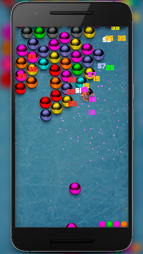 Magnetic balls bubble shoot - Gameplay image of android game