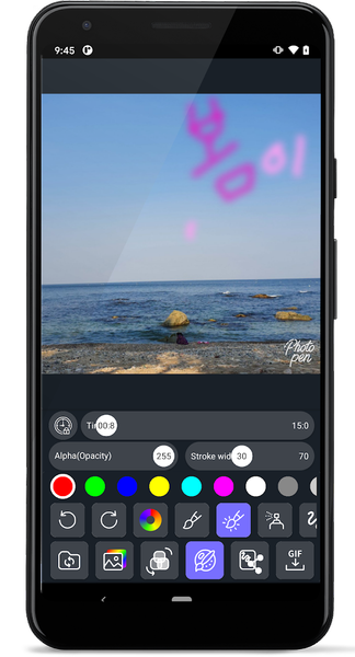 PhotoPen-Drawing on your photo - Image screenshot of android app