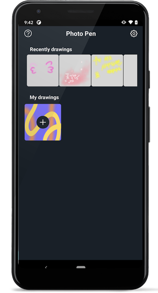 PhotoPen-Drawing on your photo - Image screenshot of android app