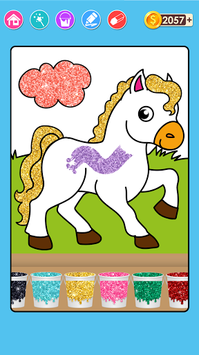 Coloring Book & Kids Games - Gameplay image of android game