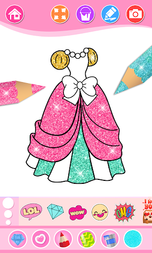 Beauty Coloring Book for Girls - Image screenshot of android app