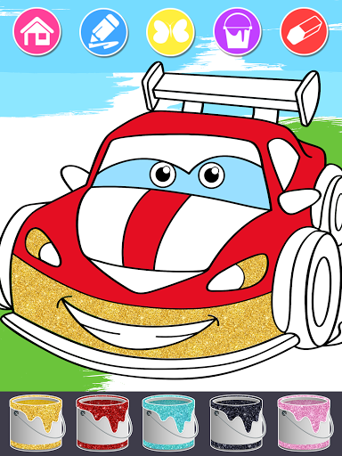 Cars Coloring Books for Kids - عکس بازی موبایلی اندروید