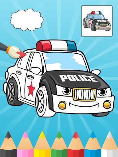 Cars Coloring Books for Kids - Gameplay image of android game