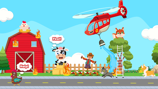 Firefighter Games for Kids - Gameplay image of android game