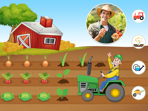 Kids Learn Professions 👮♂️👩🏫👨🚒👨🍳👩⚕️ - عکس بازی موبایلی اندروید