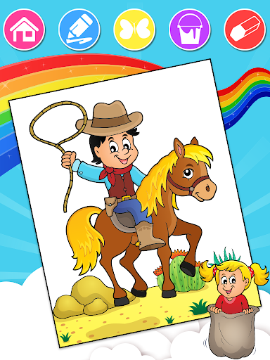 Kids Coloring Pages 2 - عکس برنامه موبایلی اندروید