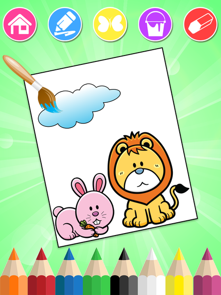 Coloring Games: Color Animals - عکس بازی موبایلی اندروید