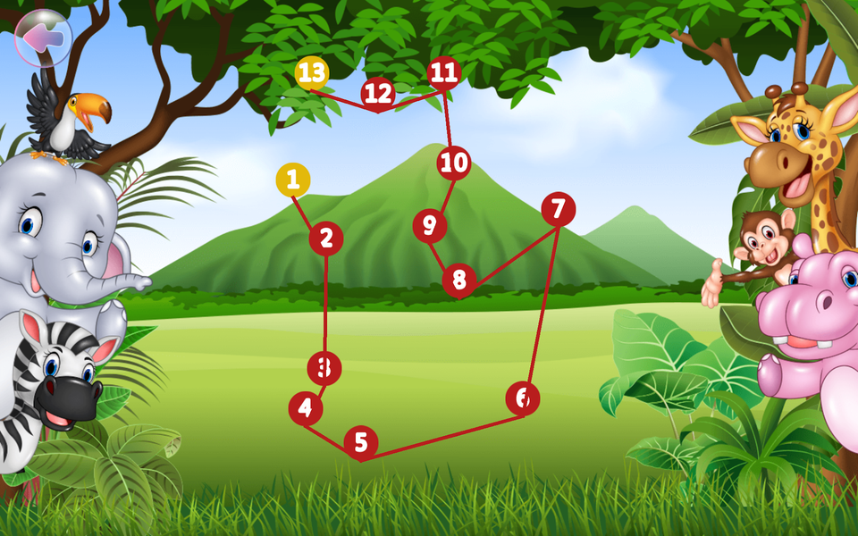 Kids Connect the Dots - عکس برنامه موبایلی اندروید