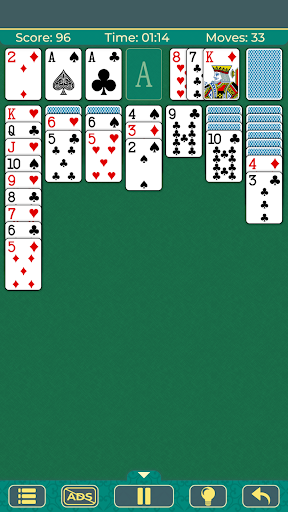 Solitaire Klondike classic. - Gameplay image of android game