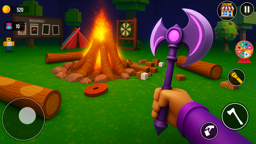 Forest Survival in 89 Nights - Gameplay image of android game