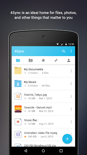۴Sync - عکس برنامه موبایلی اندروید