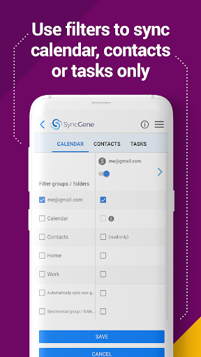 SyncGene Contact Calendar Sync - عکس برنامه موبایلی اندروید