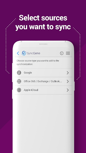 SyncGene Contact Calendar Sync - عکس برنامه موبایلی اندروید