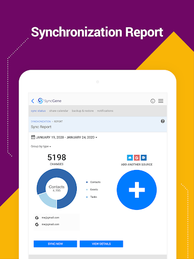 SyncGene Contact Calendar Sync - عکس برنامه موبایلی اندروید