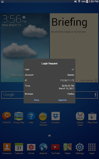 FortiToken Mobile - عکس برنامه موبایلی اندروید