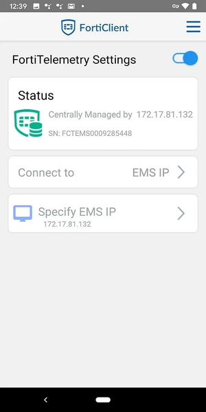 فورتی کلاینت - FortiClient - عکس برنامه موبایلی اندروید