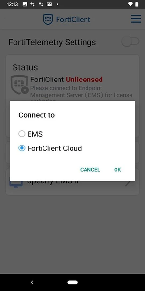 FortiClient - Image screenshot of android app