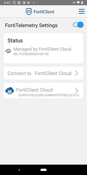 فورتی کلاینت - FortiClient - عکس برنامه موبایلی اندروید