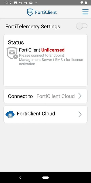 FortiClient - Image screenshot of android app