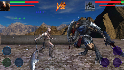 Kratos MORTAL BATTLES 3D - عکس بازی موبایلی اندروید