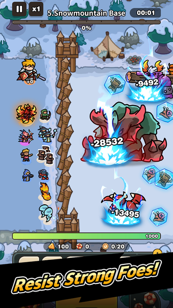 Pull Pull Pull Heroes -TD Game - عکس بازی موبایلی اندروید